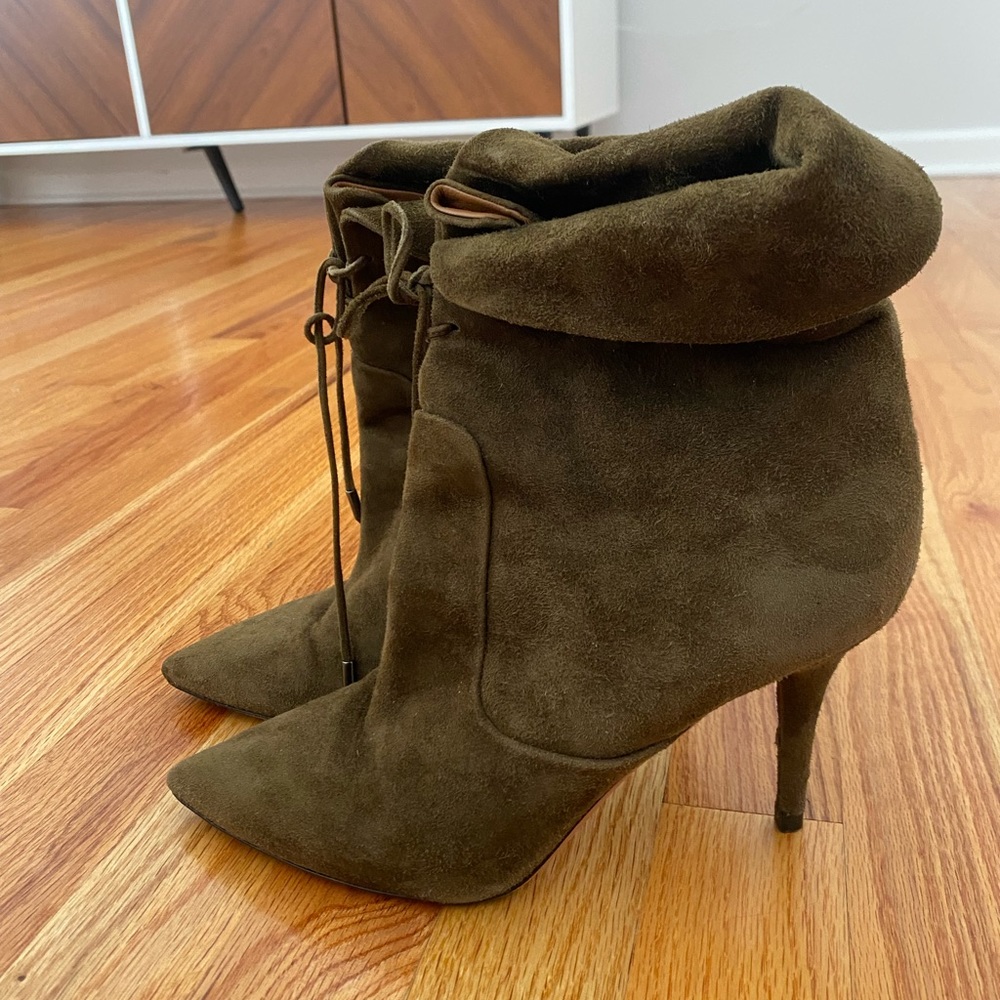 Aquazzura suede booties
